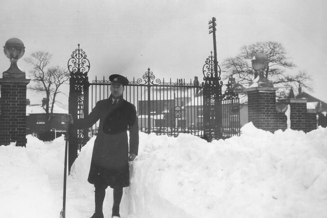 Concord Park blanketed in snow in 1947 - three month of snowfall and plunging temperatures caused havoc in Sheffield and around the country from late January to mid-March only two years after the end of the war. Public transport and supplies were badly disrupted and power stations were forced to shut down at times