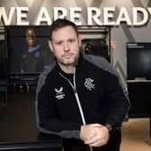 Rangers manager Michael Beale during the club's official unveiling of New Edmiston House on Thursday. (Photo by Craig Williamson / SNS Group)