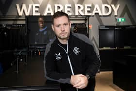 Rangers manager Michael Beale during the club's official unveiling of New Edmiston House on Thursday. (Photo by Craig Williamson / SNS Group)