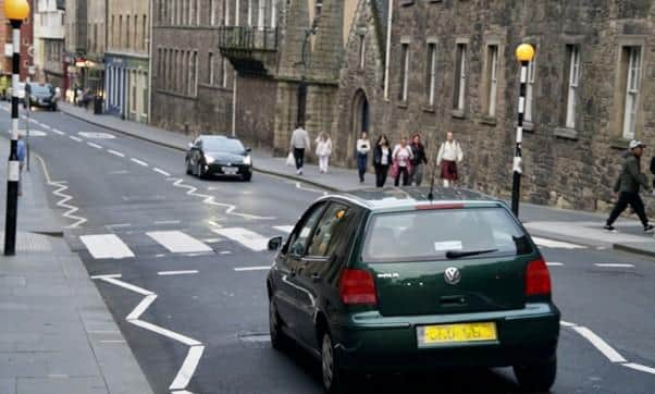 Living Streets said Canongate's traffic lanes are unnecessarily wide. Picture: Living Streets Scotland