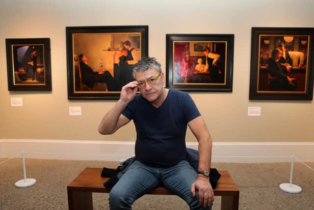 Jack Vettriano at the Kelvingrove Art Gallery in Glasgow