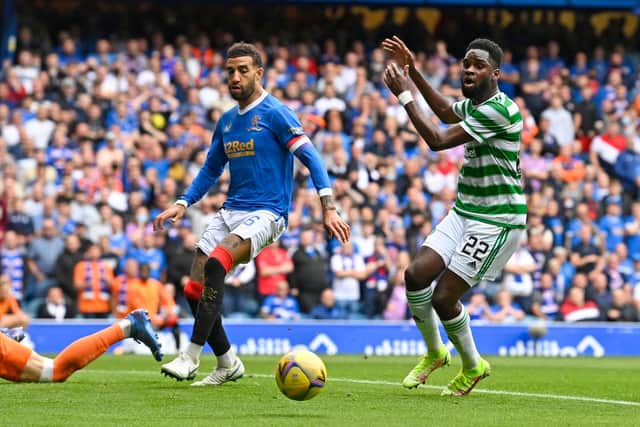 Celtic striker Odsonne Edouard played what was perhaps his final game for the club in the 1-0 defeat to Rangers on Sunday. Picture: SNS
