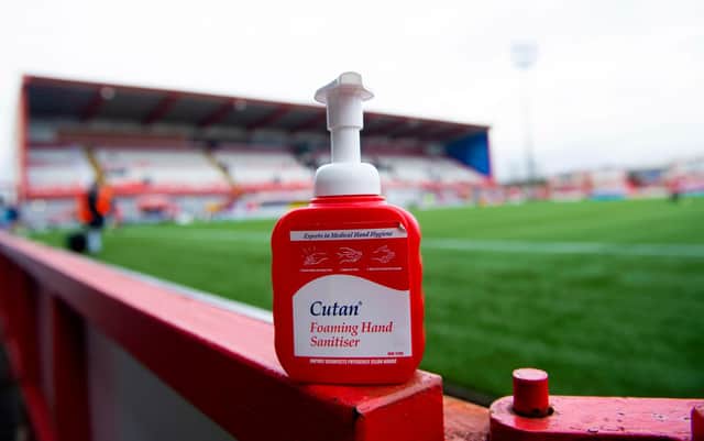 The coronavirus outbreak has suspended all football in Scotland