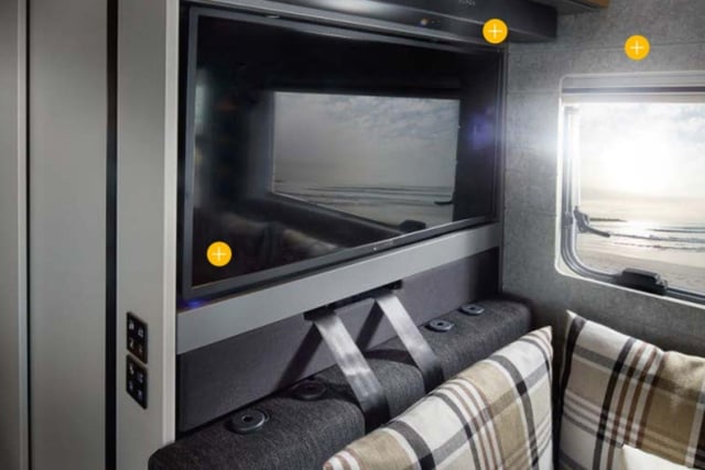 There's no need to miss a single episode of Question Time when you're on the move - the iSmove comes complete with a 32" LED TV. There's also the option to add a Sonos sound system.