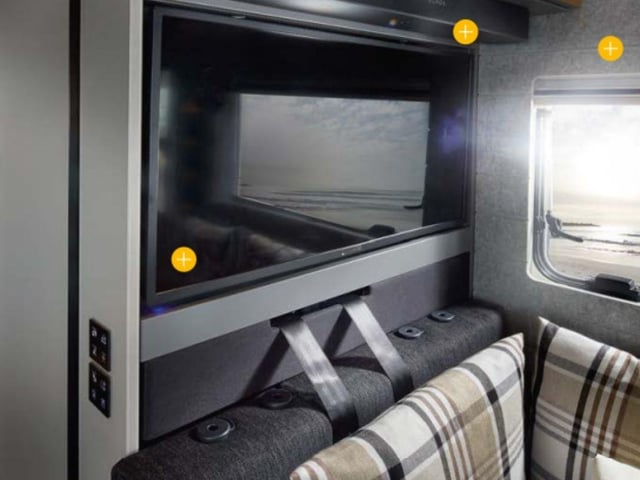 There's no need to miss a single episode of Question Time when you're on the move - the iSmove comes complete with a 32" LED TV. There's also the option to add a Sonos sound system.