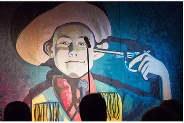 The Stand comedy club’s iconic cowboy backdrop is to be installed in a rival venue.