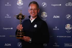 Luke Donald led Europe to victory in this year's Ryder Cup and has been re-appointed for the 2025 match at Bethpage Black in New York. Picture: Getty Images