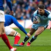 Adam Hastings contributed close to half of Scotland's 28-point total against the French