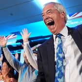 Reform UK party leader Nigel Farage on the campaign trail. Picture: PA