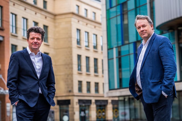 Max Scharbert and Bruce Farquhar of Anderson Strathern. Picture: Chris Watt