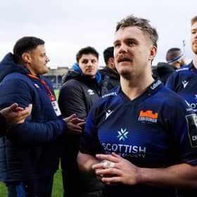 Darcy Graham will start for Edinburgh against Glasgow Warriors at Scotstoun.  (Photo by Ross Parker / SNS Group)