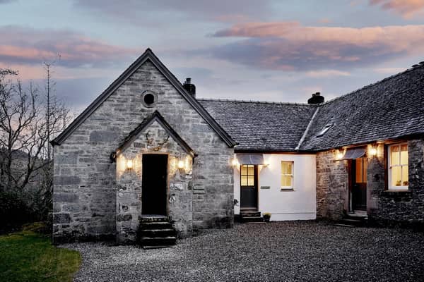 The cottages on the Kirnan Estate, six miles north of Lochgilphead.. Pic: Contributed