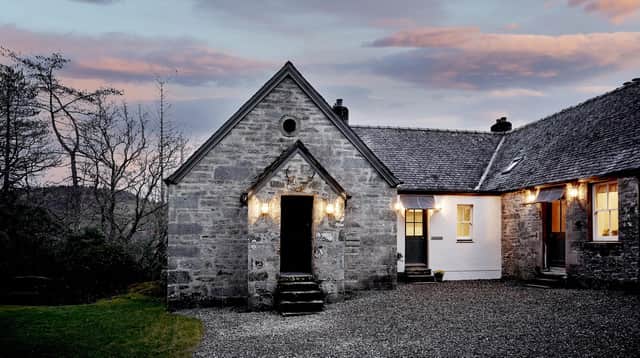 The cottages on the Kirnan Estate, six miles north of Lochgilphead.. Pic: Contributed
