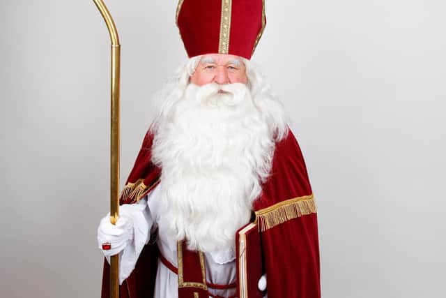 Santa Claus originated from the traditional stories of Saint Nicholas