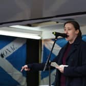 SNP MP Mhairi Black is said to be 'good when it comes to the karaoke stuff' but not so good at the rest, according to party insiders (Picture: Andrew Milligan/PA)