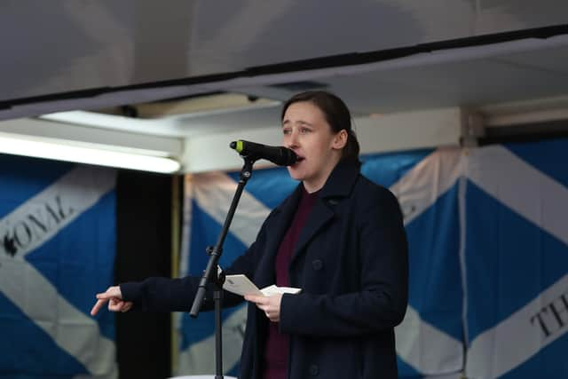 SNP MP Mhairi Black is said to be 'good when it comes to the karaoke stuff' but not so good at the rest, according to party insiders (Picture: Andrew Milligan/PA)