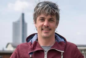 Away from academia, Jonathan Smallwood made music