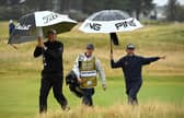 Ian Poulter and Lee Westwood, pictured during the 2020 Scottish Open at The Renaissance Club, are among the players set to play in next week's inaugural LIV Golf event in England. Picture: Ross Kinnaird/Getty Images.