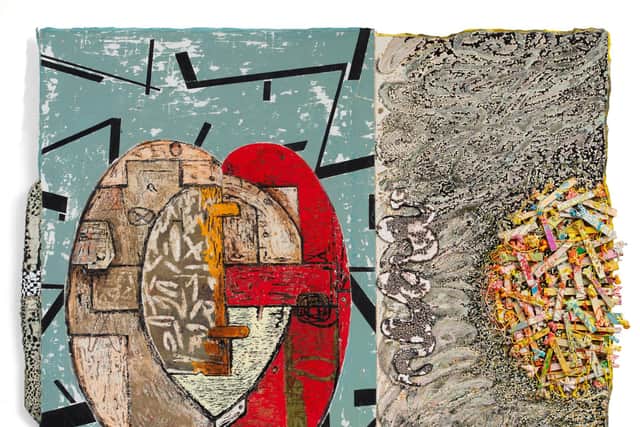 Detail from Interlock - Overspill by Lennox Dunbar in Constructed Narratives at the Royal Scottish Academy PIC: Mike Davidson / RSA
