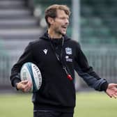 Pete Horne during a Glasgow Warriors training session at Scotstoun Stadium.