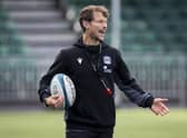 Pete Horne during a Glasgow Warriors training session at Scotstoun Stadium.