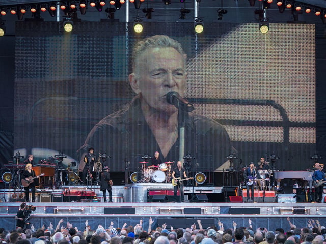 Edinburgh residents reported hearing the concert from miles around.