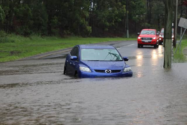 Driving through flood water can cause permanent damage to your car