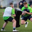 Gregor Hiddleston (pictured) has been brought into the Scotland U20 starting line-up to face Italy along with Tim Brown and Ben Evans. (Photo by Mark Scates / SNS Group)