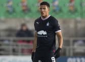 Rangers have recalled striker Juan Alegria from his loan spell at Falkirk. (Photo by Craig Foy / SNS Group)