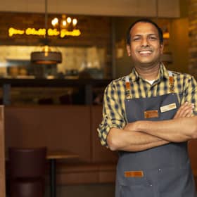 'We look after the community – and the community looks after us,' says Prahna boss Arun Ramanan. Picture: Cameron Allan.