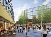 Masterplanned by architectural practice Foster + Partners, the Haymarket Edinburgh development will be located at the heart of a major transport hub in one of the city’s established commercial districts. Offices, a hotel, shops and leisure facilities will be configured around a 'significant landscaped public realm'.