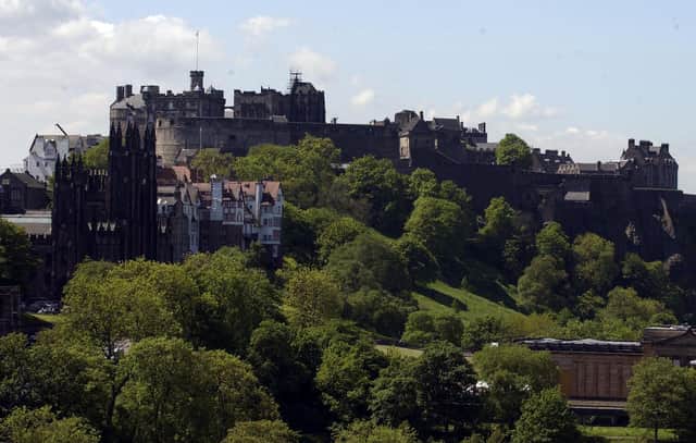 Edinburgh Castle is to remain open despite seeing a huge drop in visitor numbers due to tighter Covid restrictions. PIC: ROB MCDOUGALL /  STOCK