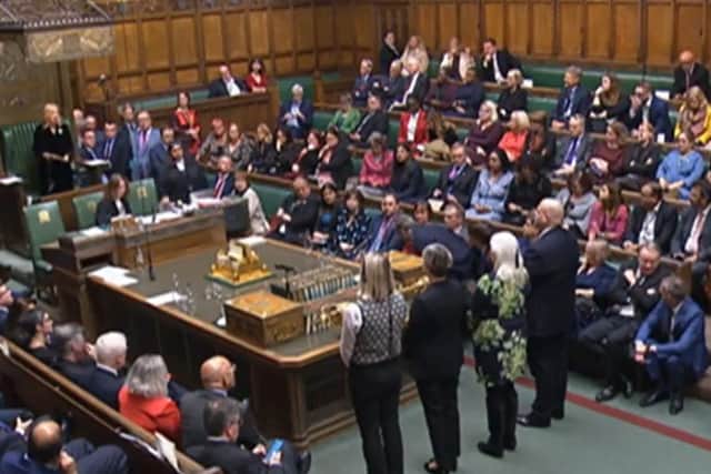 Deputy Speaker Dame Eleanor Laing  announcing the result of a vote for Labour's motion to allocate Commons time to consider banning fracking, which was defeated by 230 votes to 326. Picture: House of Commons/PA Wire