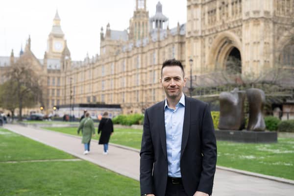 Former DP World Tour player visited Westminster on Monday to share the message about the Golf Foundation's Unleash Your Drive initiative with MPs. Picture: Golf Foundation.