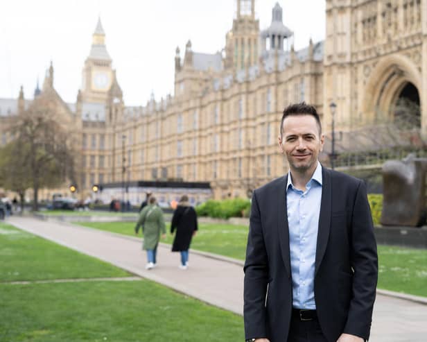 Former DP World Tour player visited Westminster on Monday to share the message about the Golf Foundation's Unleash Your Drive initiative with MPs. Picture: Golf Foundation.