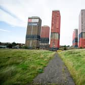 The last of Glasgow's famous Red Road Flats before they were demolished in 2015 (Picture: John Devlin)