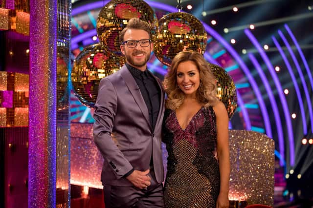 JJ Chalmers with Strictly partner Amy Dowden