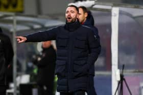 Dundee manager James McPake looks on during his team's 0-0 draw against Dundee United at Dens Park. (Photo by Craig Williamson / SNS Group)