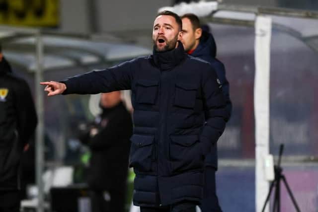 Dundee manager James McPake looks on during his team's 0-0 draw against Dundee United at Dens Park. (Photo by Craig Williamson / SNS Group)