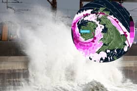 Parts of Scotland are on alert as high winds and snow start to batter the country as Storm Barra sweeps across the UK.