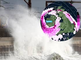 Parts of Scotland are on alert as high winds and snow start to batter the country as Storm Barra sweeps across the UK.