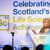 Professor Dame Anna Dominiczak, Chief Scientist (Health) for the Scottish Government and Regius Professor of Medicine at the University of Glasgow providing the keynote address.