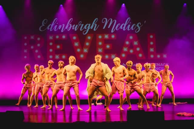 Dancers in the 2024 Edinburgh Medics Reveal