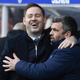 Rangers manager Michael Beale with St Johnstone counterpart Callum Davidson.  (Photo by Rob Casey / SNS Group)