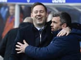 Rangers manager Michael Beale with St Johnstone counterpart Callum Davidson.  (Photo by Rob Casey / SNS Group)