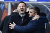 Rangers manager Michael Beale with St Johnstone counterpart Callum Davidson.  (Photo by Rob Casey / SNS Group)