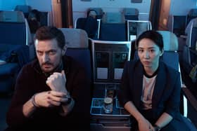 Richard Armitage and Jing Lusi in Red Eye. Picture: Jonathan Ford/Bad Wolf