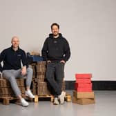 The firm was started with less than £200 in 2019 by friends and product designers Conor McKenna (left) and Ben Greenock. Picture: contributed.
