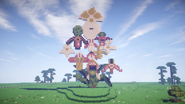 Jupiter Artland is home to more than 30 sculptures and has been recreated in computer game, Minecraft, 2021.