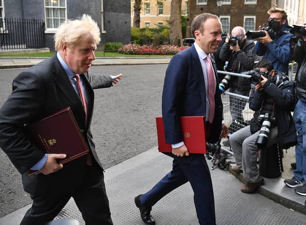 Boris Johnson and Matt Hancock will both face questions from the Covid inquiry (Picture: Leon Neal/Getty Images)